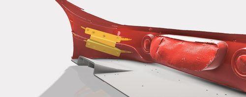 Daytona R Dark Horse Racing Canards